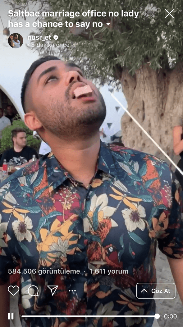 Nusret'in ilginç şovlarına bir yenisi daha! 5
