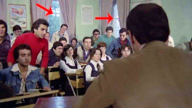 Yeşilçam filmlerinde gözden kaçan hatalar! 7