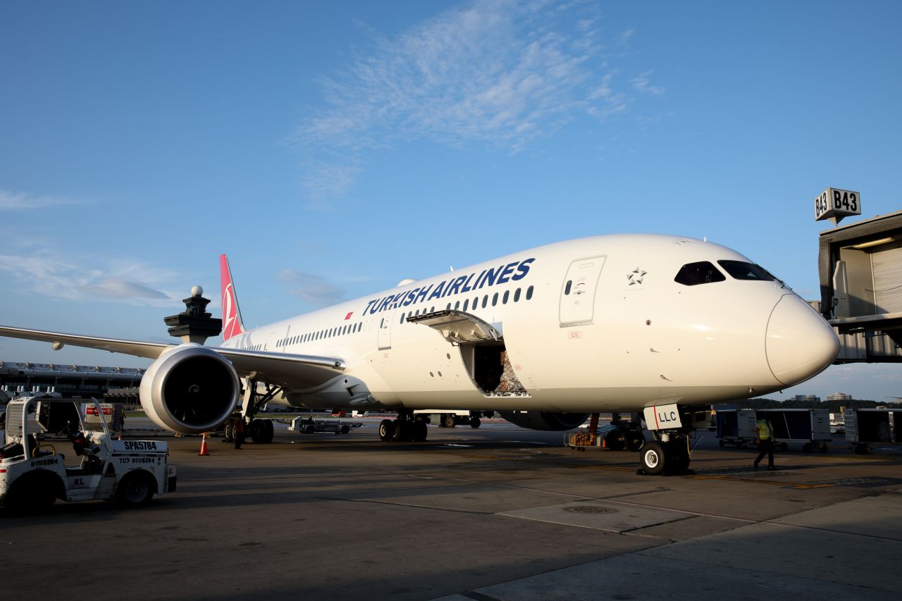 THY'nin rüya uçağı Washington'da törenle karşılandı! 6