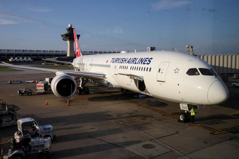 THY'nin rüya uçağı Washington'da törenle karşılandı! 5