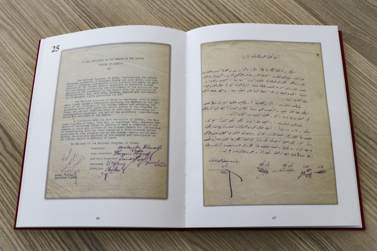Atatürk'ün 1919'da ABD Senatosu'na gönderdiği mektuptan ilk görüntü! 14