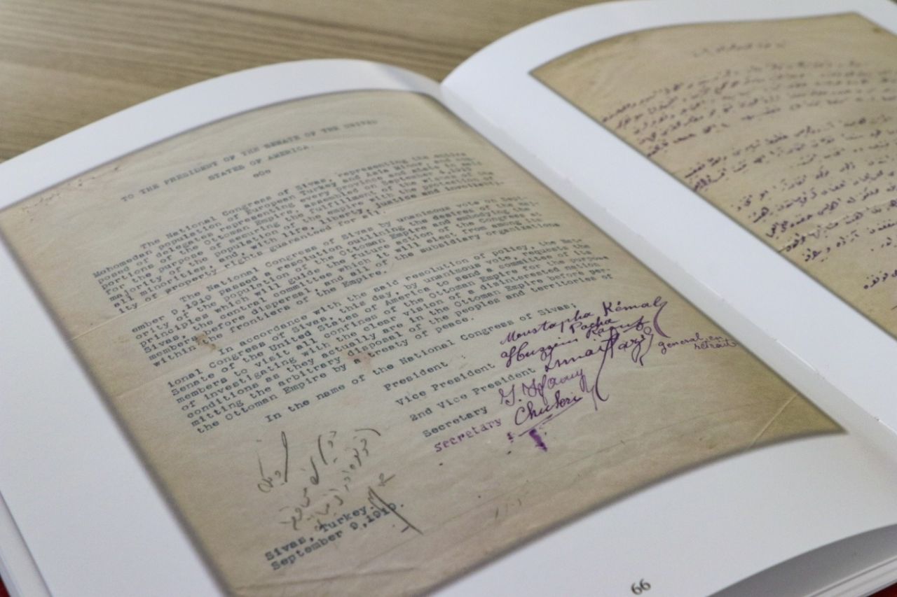 Atatürk'ün 1919'da ABD Senatosu'na gönderdiği mektuptan ilk görüntü! 15
