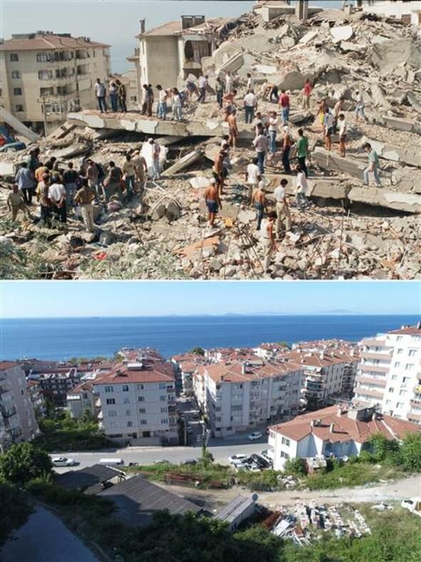 Marmara deprem bölgelerinin şimdiki halleri! 15