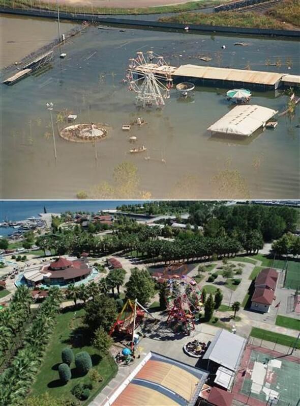 Marmara deprem bölgelerinin şimdiki halleri! 16