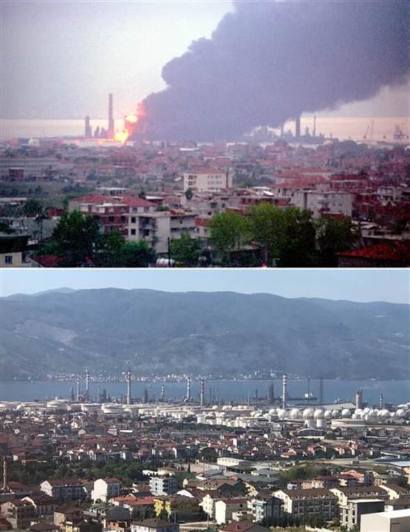 Marmara deprem bölgelerinin şimdiki halleri! 18