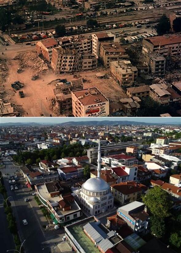 Marmara deprem bölgelerinin şimdiki halleri! 19