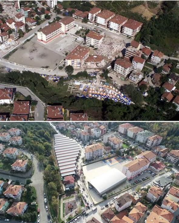 Marmara deprem bölgelerinin şimdiki halleri! 2