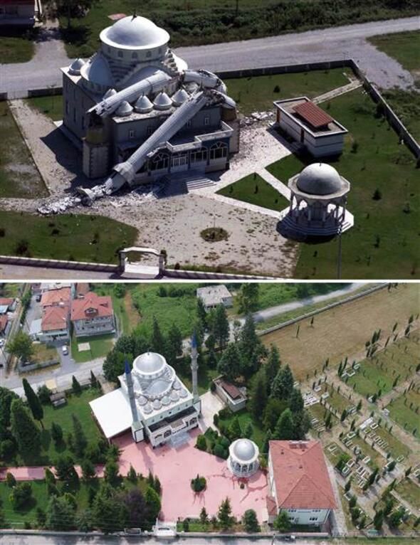 Marmara deprem bölgelerinin şimdiki halleri! 7