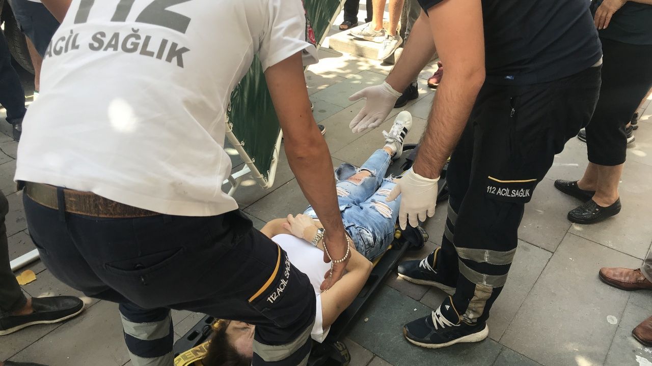 İstanbul'un göbeğinde başına taş yağdı! 5