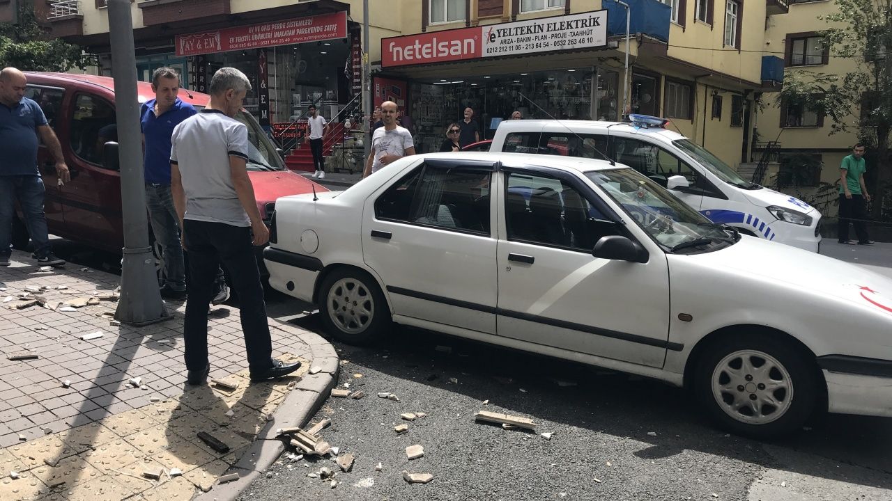 İstanbul'un göbeğinde başına taş yağdı! 4