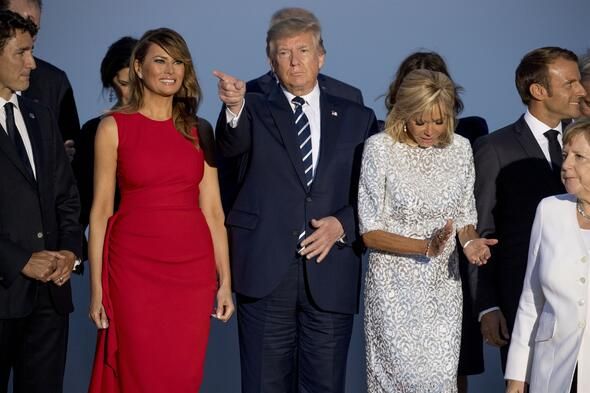 G7 zirvesine damga vuran öpücükler! 16