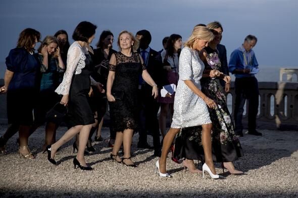 G7 zirvesine damga vuran öpücükler! 3