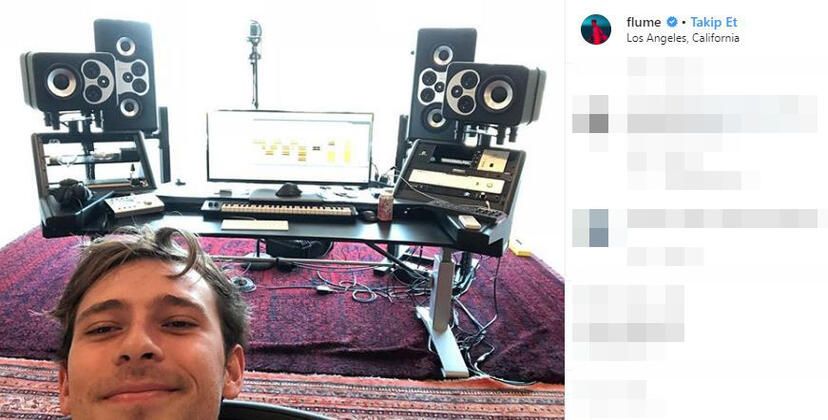 Grammy ödüllü DJ Flume sahnede ilişkiye girdi! 16