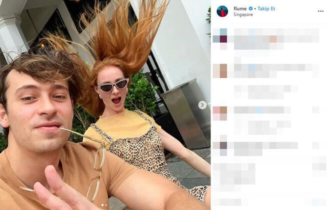 Grammy ödüllü DJ Flume sahnede ilişkiye girdi! 2