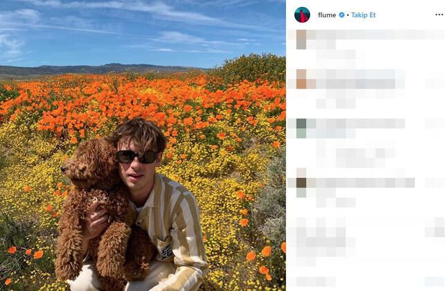 Grammy ödüllü DJ Flume sahnede ilişkiye girdi! 10