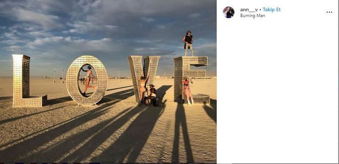 Burning Man'dan renkli kareler! 12