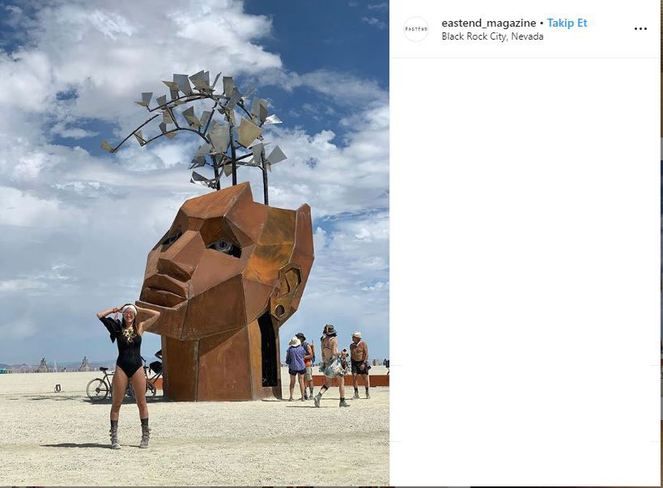 Burning Man'dan renkli kareler! 14