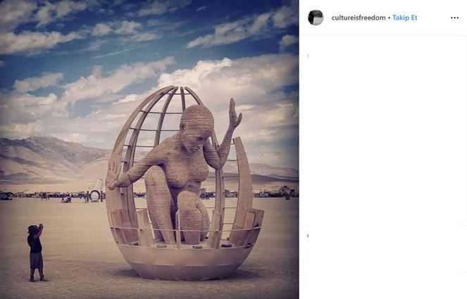 Burning Man'dan renkli kareler! 15