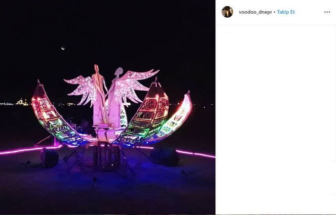 Burning Man'dan renkli kareler! 3