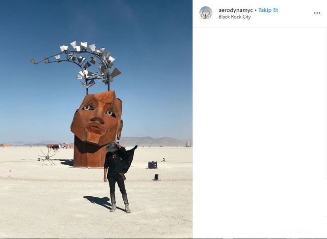 Burning Man'dan renkli kareler! 7