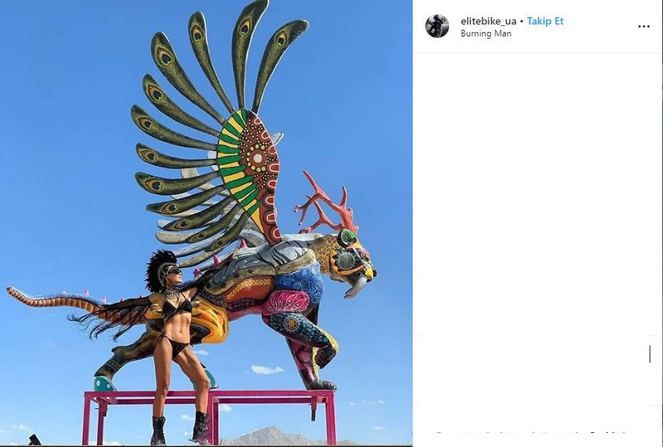 Burning Man'dan renkli kareler! 8
