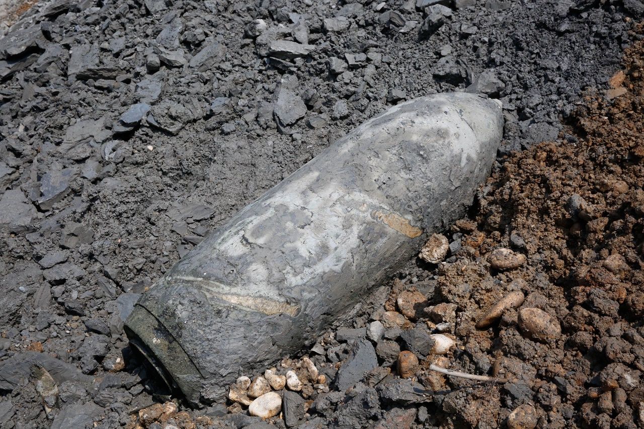 500 kilogramlık uçak bombası bulundu... 5