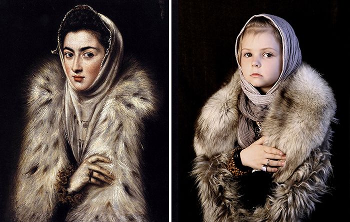 Meşhur tabloları yeniden canlandırdı! 18