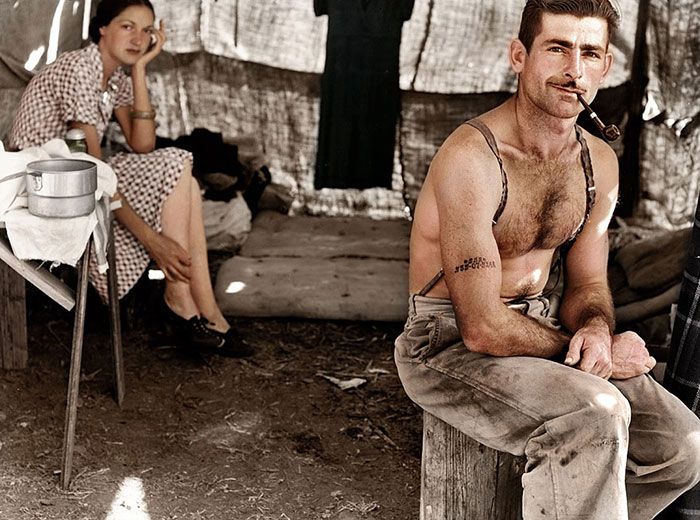 Tarihi fotoğrafların renklendirilmiş görüntüleri! 18