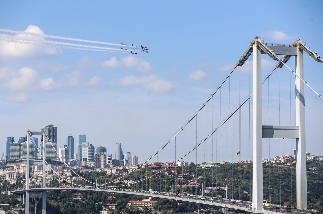 İstanbul Boğazı'nda Türk Yıldızları... 1