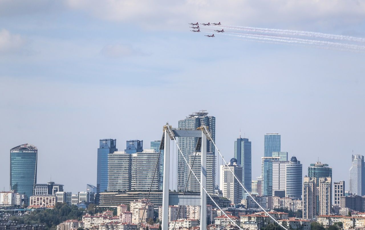 İstanbul Boğazı'nda Türk Yıldızları... 2