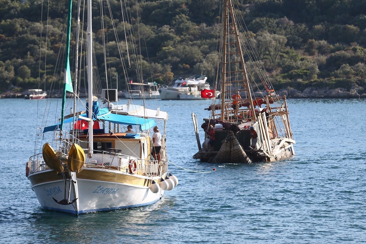 Antik gemi Abora IV Kaş'a geldi... 5
