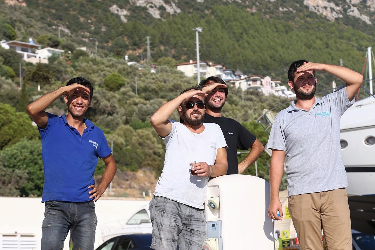Antik gemi Abora IV Kaş'a geldi... 7