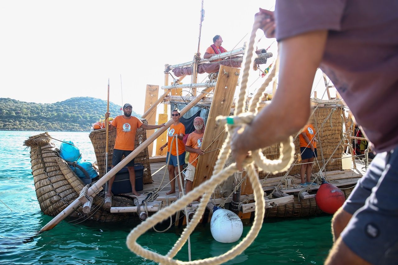 Antik gemi Abora IV Kaş'a geldi... 9