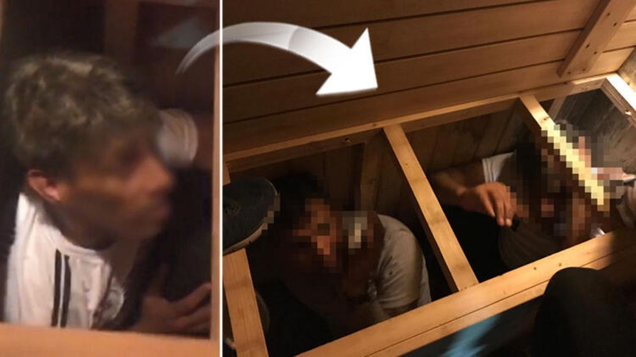 Sahte polisler saunada saklanırken yakalandılar! 8
