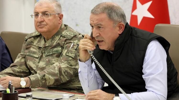 Bakan Akar 'Barış Pınarı Harekatı'nı bizzat idare ve sevk ediyor 1