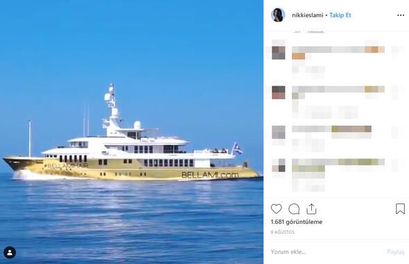 Şimdi altın kaplama yat sahibi bir iş kadını! 4