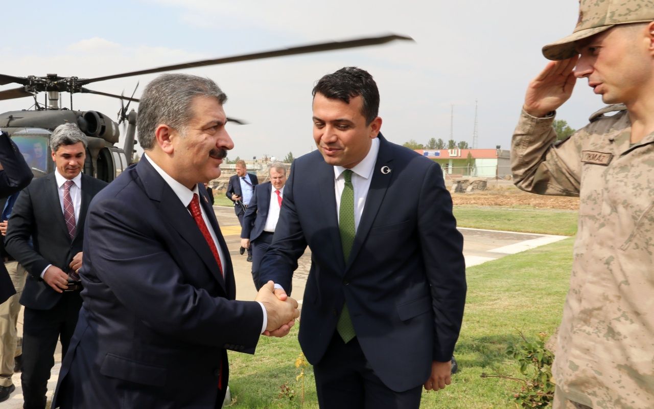 Bakan Fahrettin Koca Akçakale'de! 1