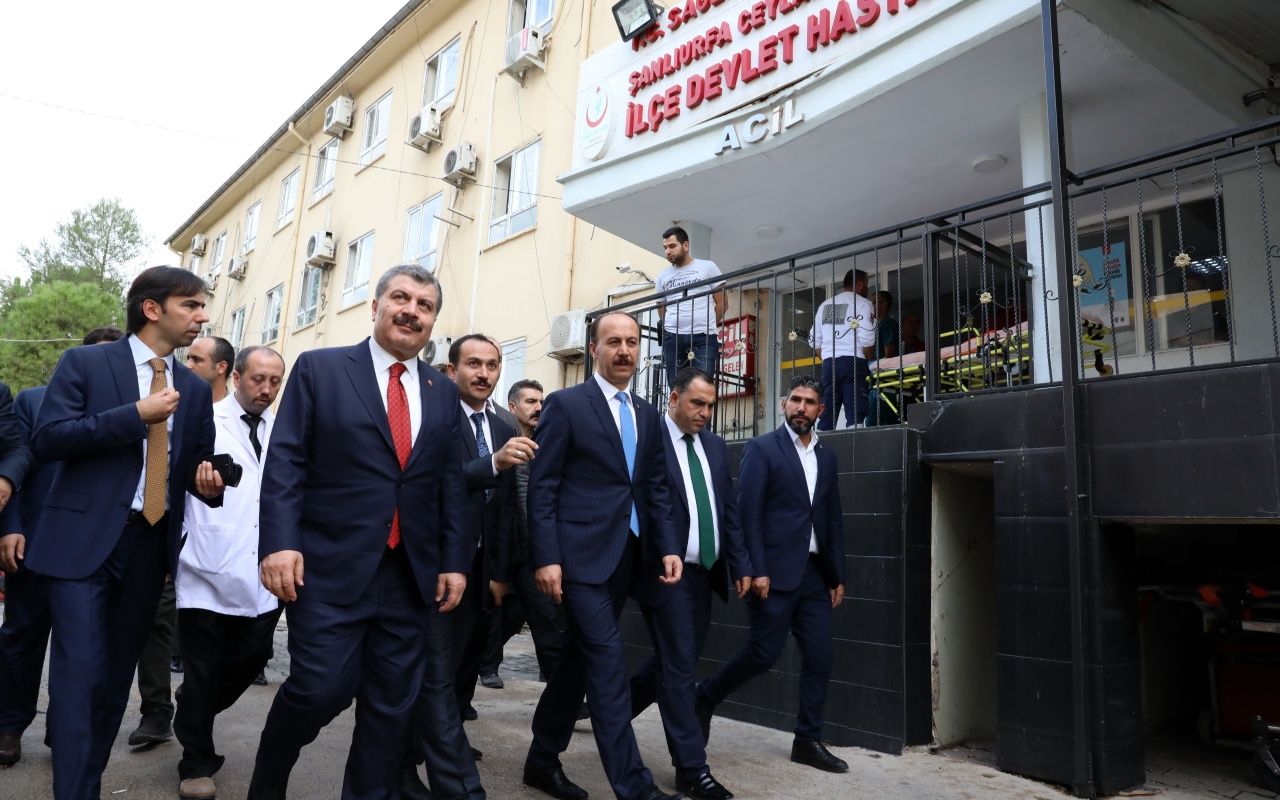 Bakan Fahrettin Koca Akçakale'de! 6