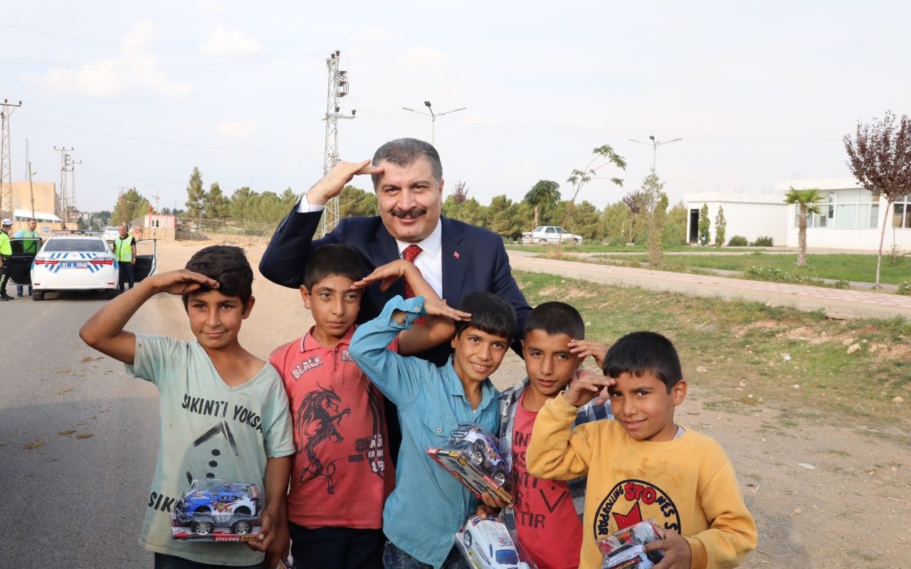 Bakan Fahrettin Koca Akçakale'de! 8