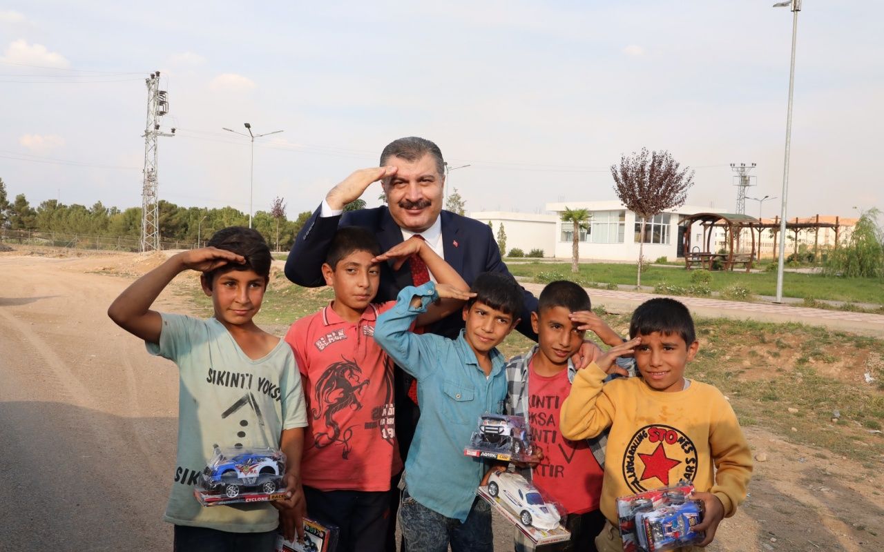 Bakan Fahrettin Koca Akçakale'de! 5