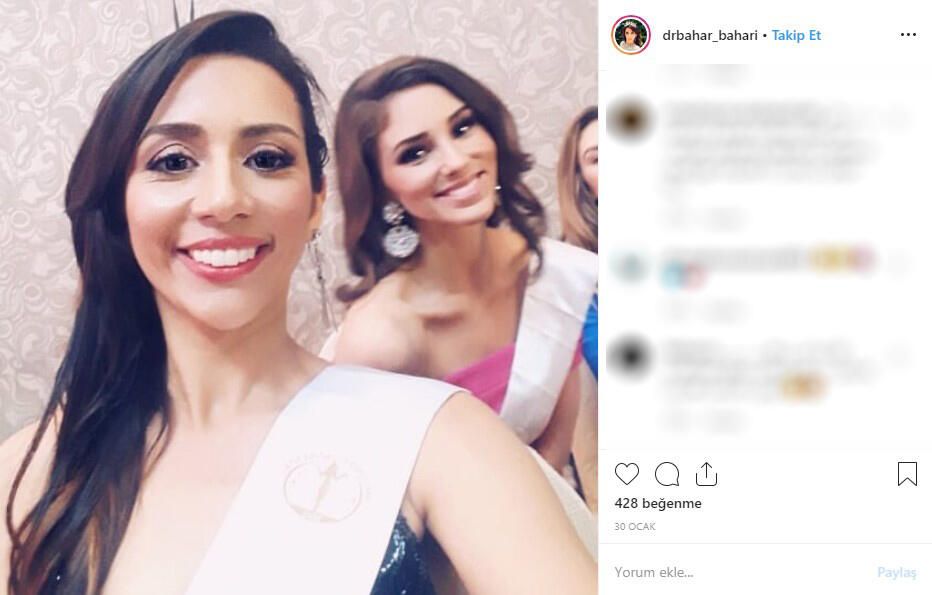 İran güzellik kraliçesi için kırmızı bülten çıkardı! 4