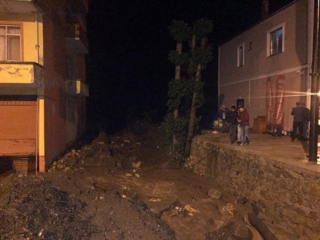 Karadeniz Sahil Yolu göle döndü! 9
