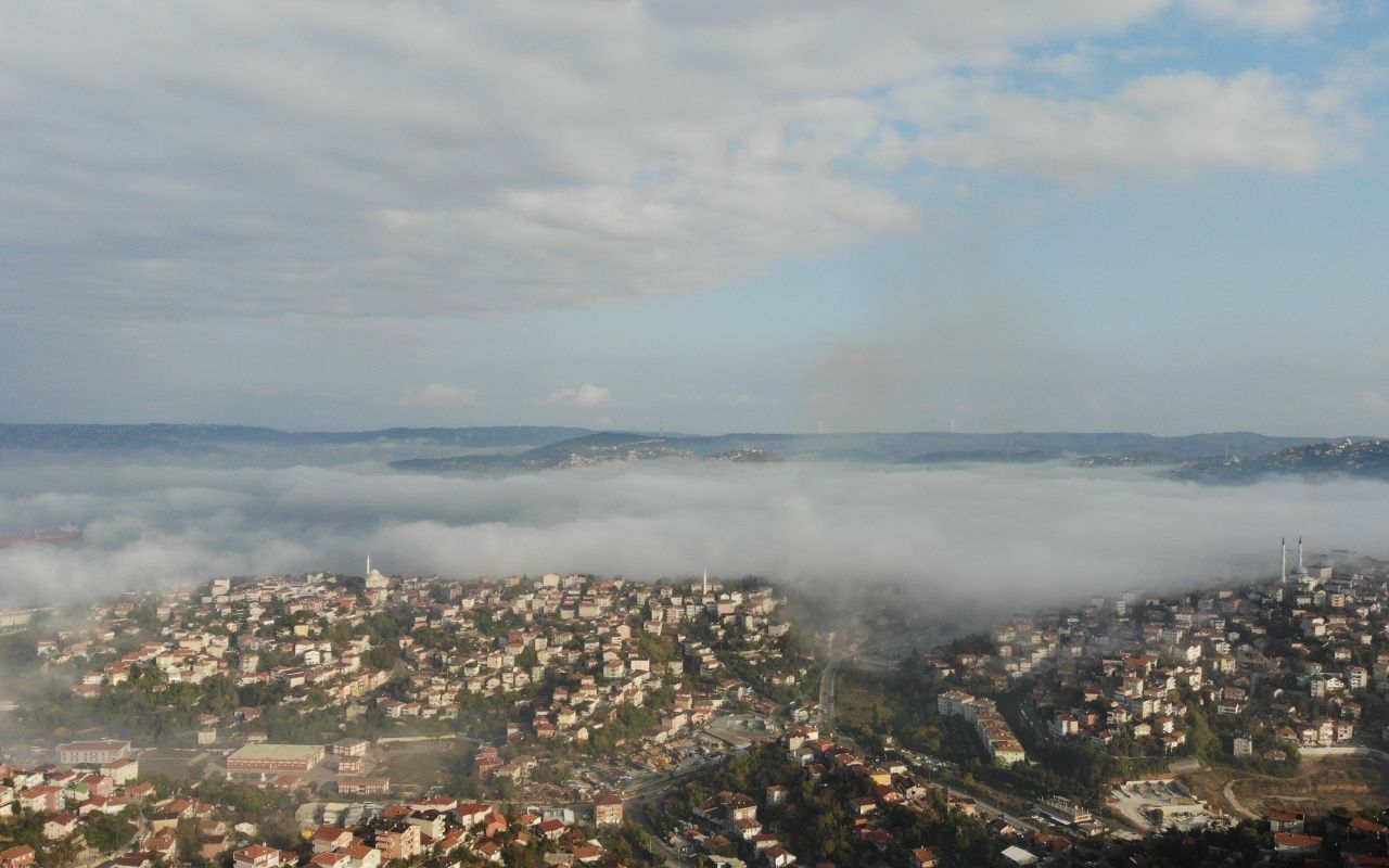 İstanbul yoğun sise teslim oldu! 1