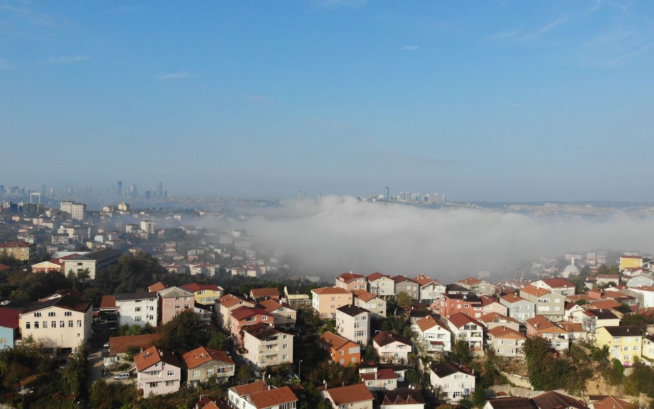 İstanbul yoğun sise teslim oldu! 5