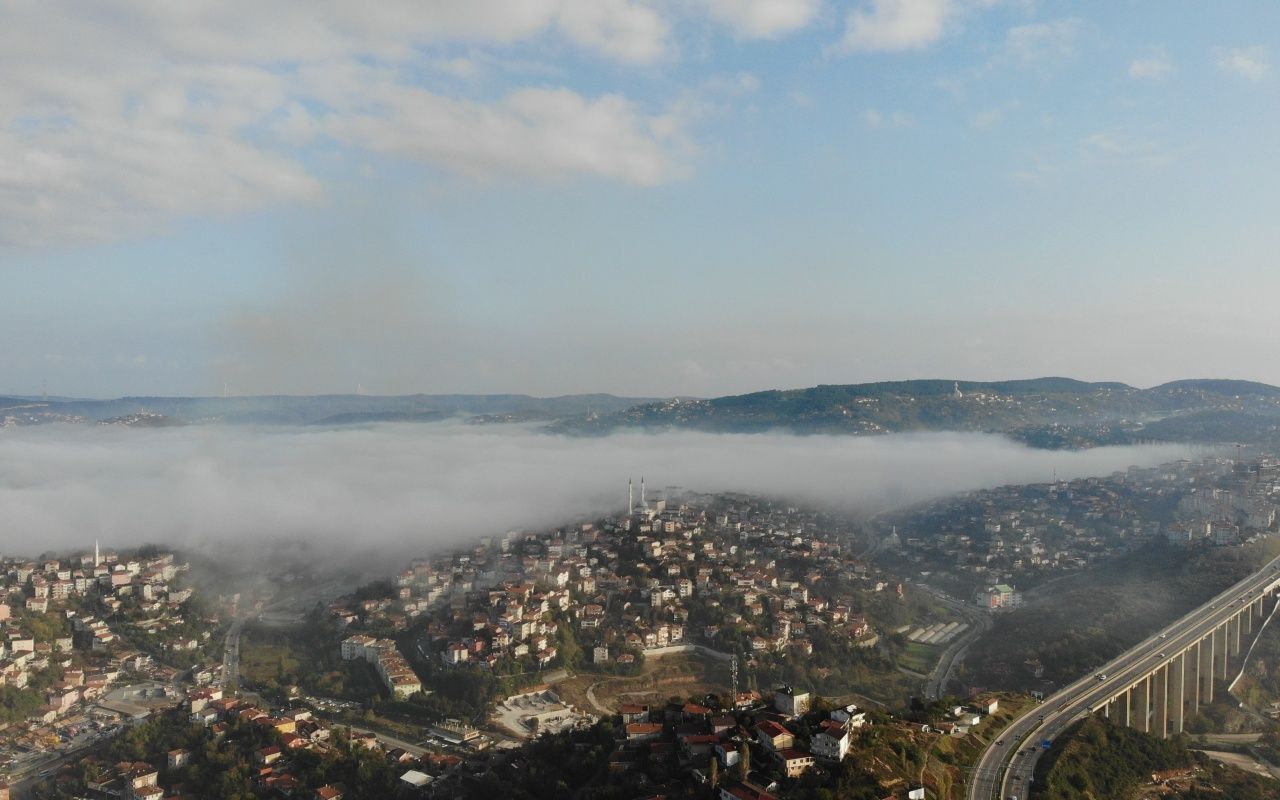 İstanbul yoğun sise teslim oldu! 7