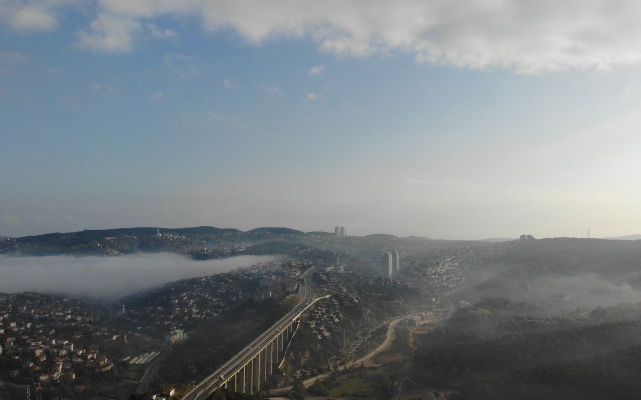 İstanbul yoğun sise teslim oldu! 10