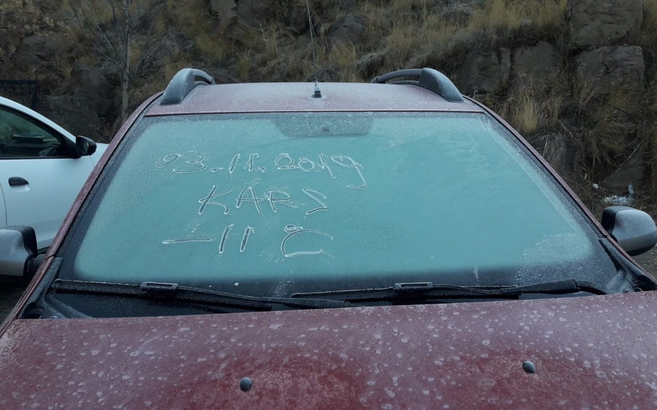Kars sabah saatlerinde eksi 11'i gördü! 6