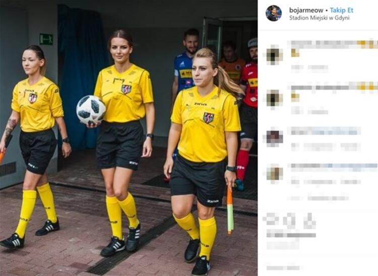 Güzel hakem sosyal medyayı salladı! 8