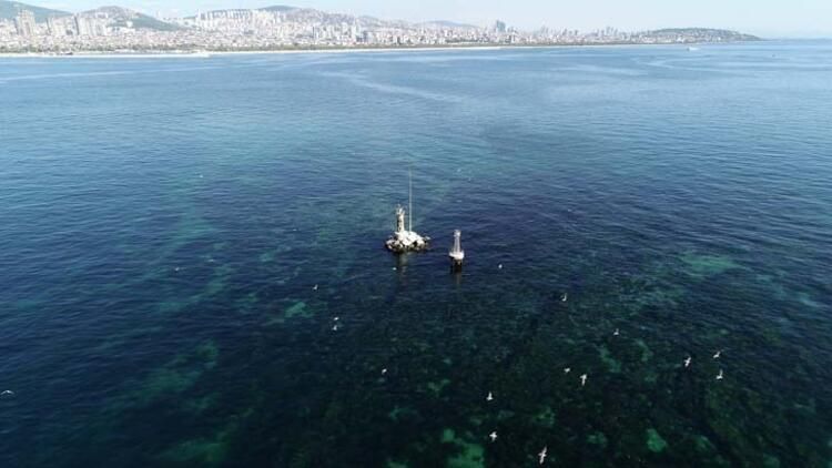 İstanbul'un batık adası havadan görüntülendi! 15