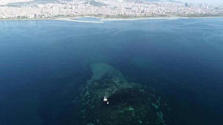 İstanbul'un batık adası havadan görüntülendi! 7